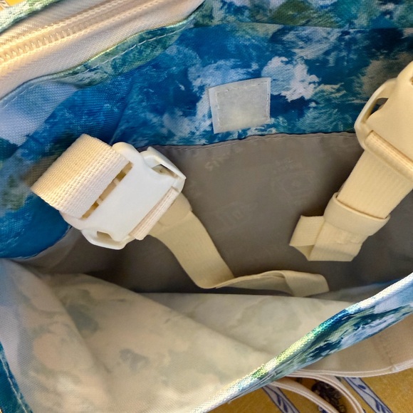 Jansport Central Adaptive Crossbody Accessory Bag. In White Flowers. NWT - Picture 8 of 10